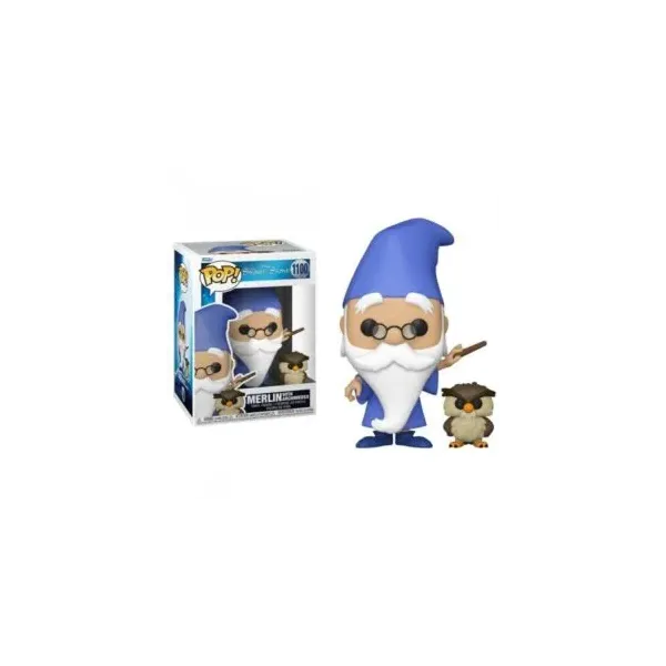 Funko Pop Merlin with Archimedes – Disney The Sword in the Stone 9.5cm