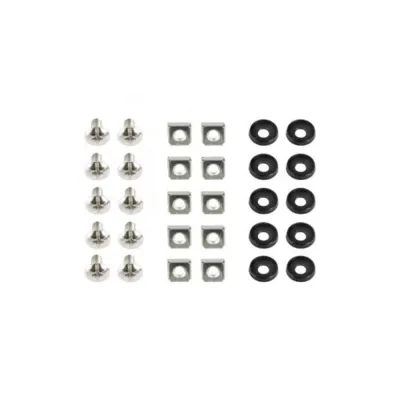 Conjunto Parafusos e Porcas para Bastidores 50pcs