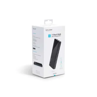 HUB Tp-Link 7Portas Usb 3.0 c/2 Power charge 5v 2.4a