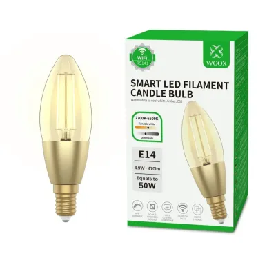 Lâmpada Inteligente Tipo Vela Woox E14