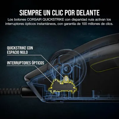 Rato Corsair M75 Lightweight RGB Preto
