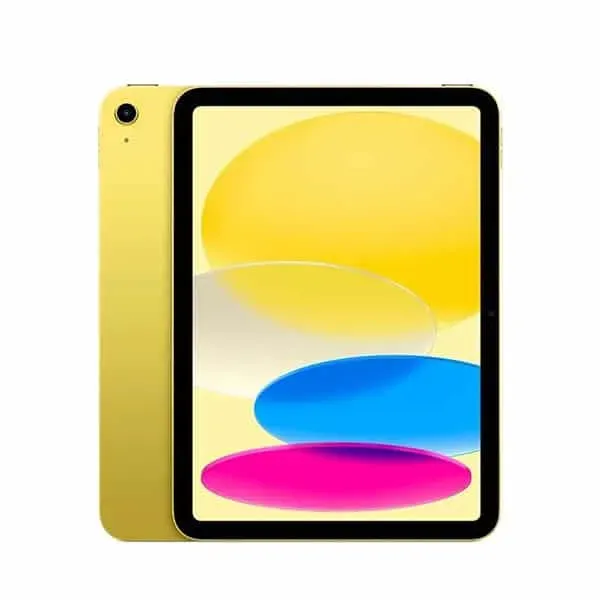 Apple iPad 10.9 2022 10th WiFi A14 Bionic 256Gb Amarelo – MPQA3TY/A