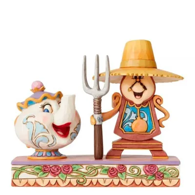 Figura Enesco! Din Don e Mrs Potts – Disney