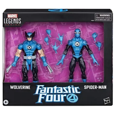 Pack 2 Figuras Hasbro Fantasia 4 Homem-Aranha e Wolverine – Marvel Legends Series