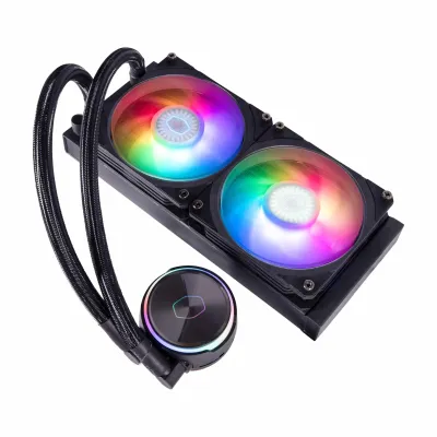 Water Cooler CPU Cooler Master MasterLiquid PL240 Flux RGB 240mm Preto