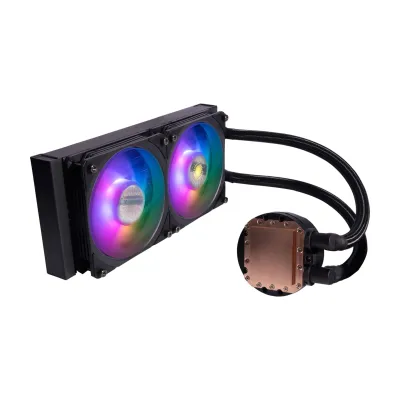 Water Cooler CPU Cooler Master MasterLiquid PL240 Flux RGB 240mm Preto