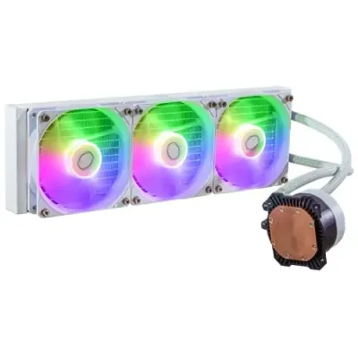 Kit de refrigeração líquida para processador branco Cooler Master MasterLiquid 360L Core ARGB 12 cm branco