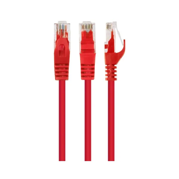 Cabo Rede Cat 6. 0.25M – Vermelho