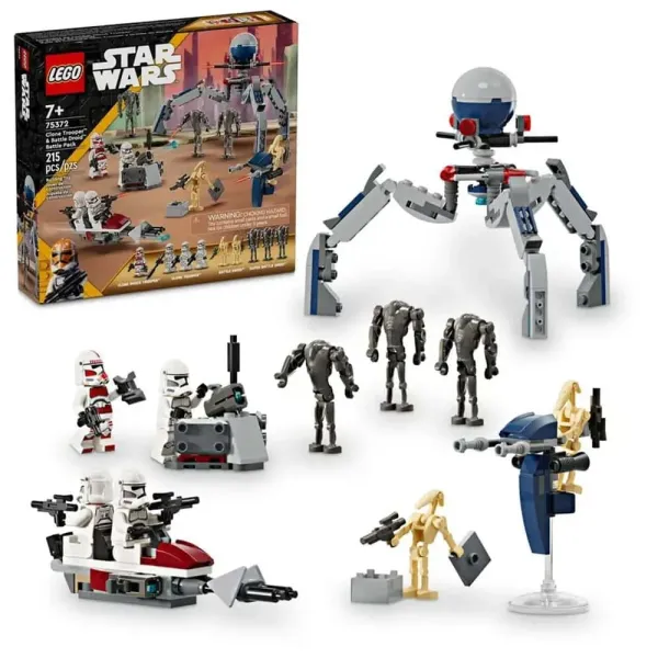 LEGO Star Wars(TM) Pacote de Combate Clone Trooper(TM) e Battle Droid(TM) – 75372
