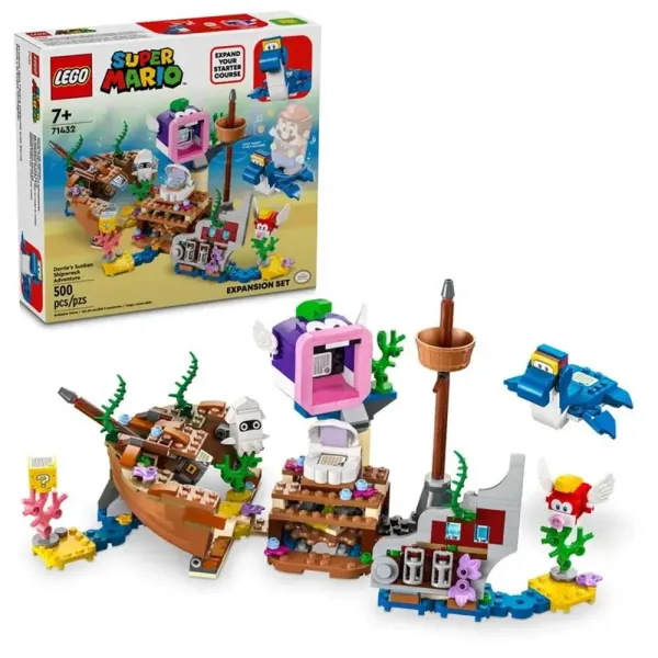 LEGO Super Mario Dorrie e o Navio Afundado Set de Expansão – 71432