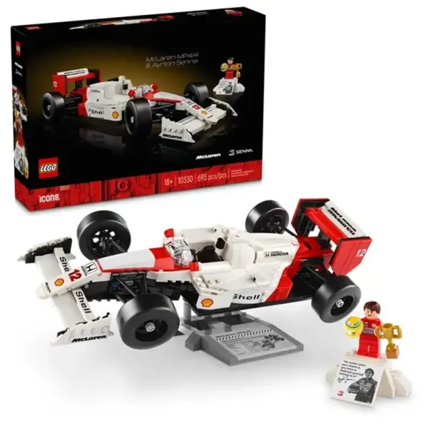 LEGO Icons McLaren MP4/4 e Ayrton Senna – 10330