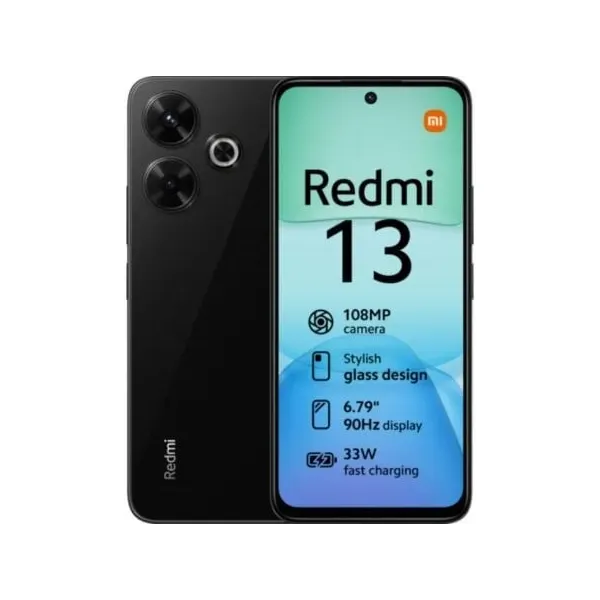 Smartphone Xiaomi Redmi 13 8GB 256GB 6.79? Preto