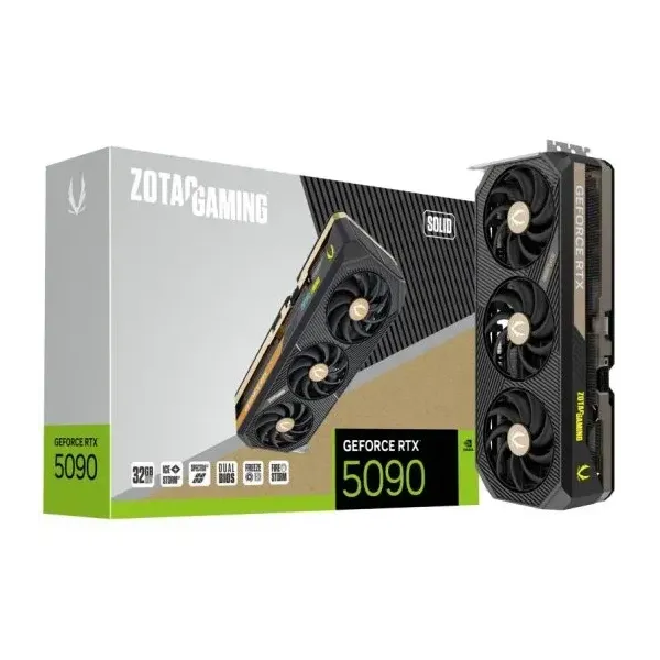 Placa Gráfica Zotac GeForce® RTX 5090 Solid 32GB GDDR7