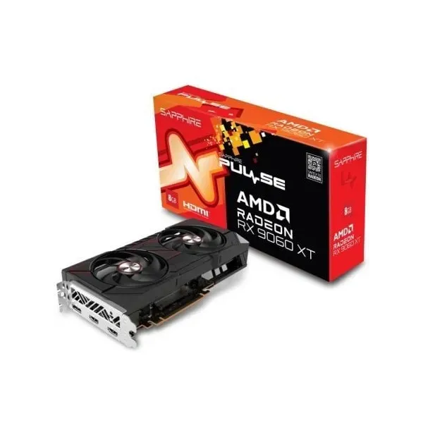 Placa Gráfica Sapphire Pulse Radeon RX 9060 XT Gaming 8GB GDDR6