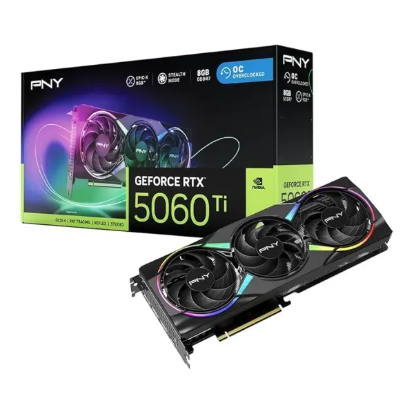 Placa Gráfica PNY RTX 5060 Ti Epic-X RGB OC 16GB GDDR7