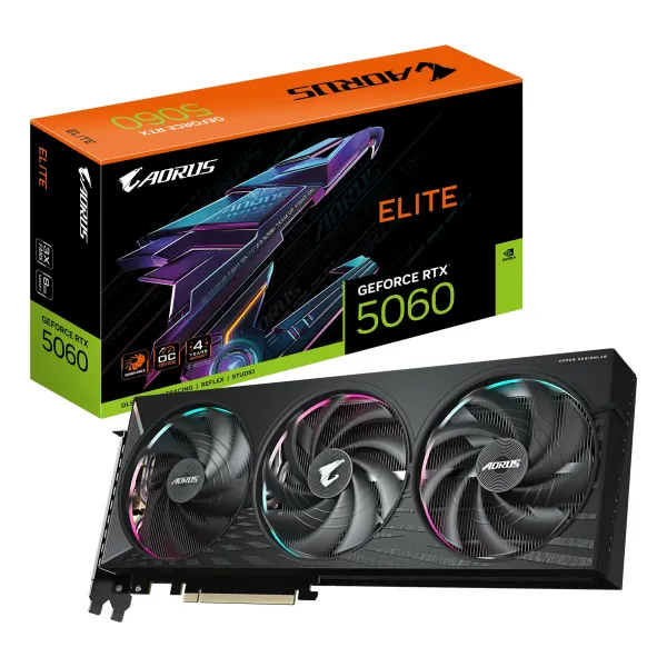 Placa Gráfica Gigabyte Aorus RTX 5060 Elite 8GB