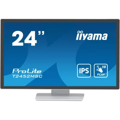 Monitor Touch iiyama ProLite T2452MSC-W1 24? (23.8? visível) Full HD (1080p) IPS – 400 cd/m² HDMI DisplayPort