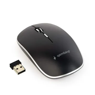 Rato Gembird Wireless 2.4Ghz 1600Dpi Preto