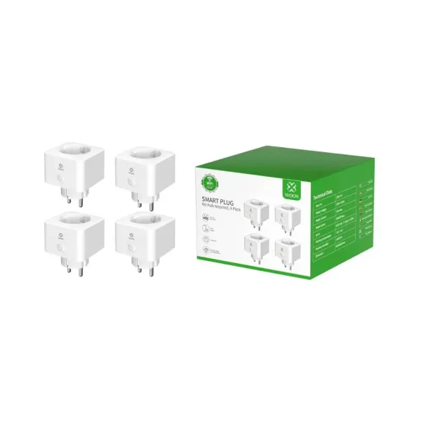 Pack 4 x Tomada Inteligente Woox R6087-4Pack