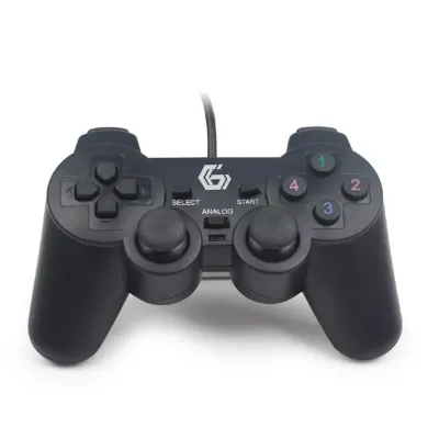 Gamepad USB Vibration e Analogico para PC – Novo