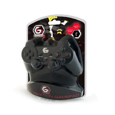 Gamepad USB Vibration e Analogico para PC – Novo
