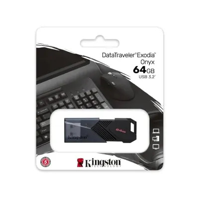 Pen Drive Kingston DataTraveler EXODIA ONYX 64Gb USB 3.2 Type A