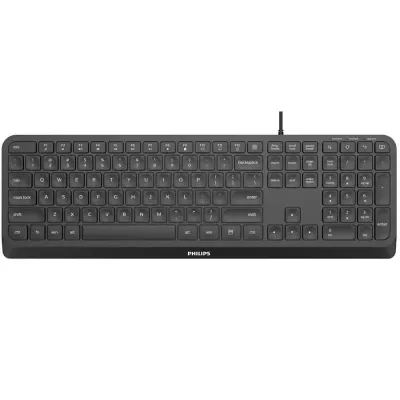 Teclado Philips Usb PT SPK6207B Preto
