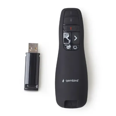 Apresentador Wireless Gembird WP-L-12 com Apontador Laser