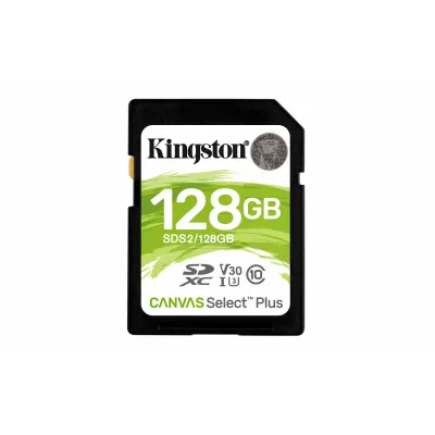 Cartão SD Kingston CANVAS Select Plus 128Gb SD XC Class 10 100MBs