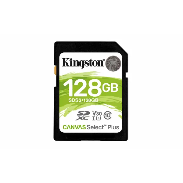 Cartão SD Kingston CANVAS Select Plus 128Gb SD XC Class 10 100MBs