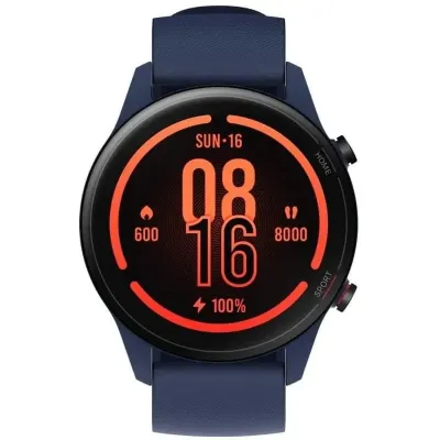Smartwatch Xiaomi Mi Watch Notificações Frequência Cardíaca GPS Azul