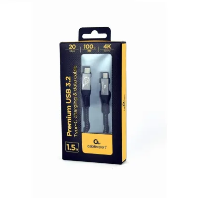 Cabo Type-C para Type-C Premium Usb 3.2 Gen 2×2 charging e Data 20Gbps 100W 1.5 Metros