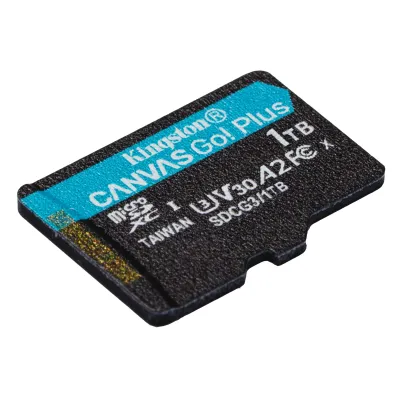 Micro Sd Kingston Canvas Go Plus 1Tb class10 UHS-I U3 V30 A2(170MB/s-90MB/s)