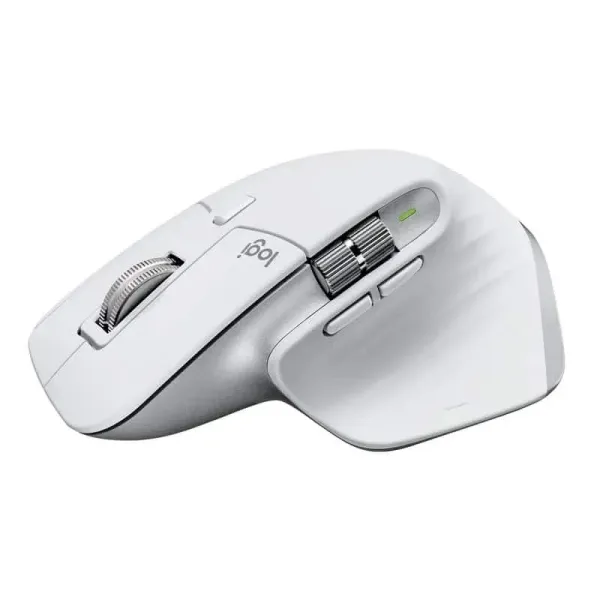 Rato Bluetooth Ergonómico Logitec5099206080508h MX Master 3S Bateria recarregável 8000 Dpi Cinza Claro