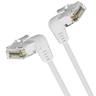 Cabo de Rede RJ45 UTP Vention IBOWD Cat.6A 50cm Branco