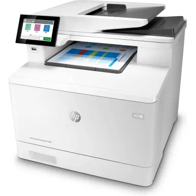 Impressora Multifunções Laser Color HP LaserJet Enterprise MFP M480F Fax Duplex Branca