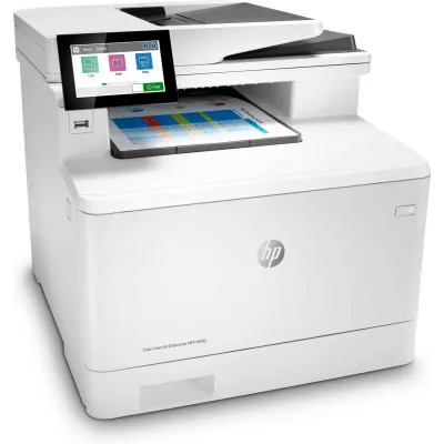 Impressora Multifunções Laser Color HP LaserJet Enterprise MFP M480F Fax Duplex Branca