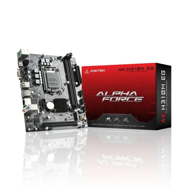 Motherboard Arktek H310M EG Socket 1151 2xDDR4 PCIe Micro ATX + CPU Intel I7-7th Geração