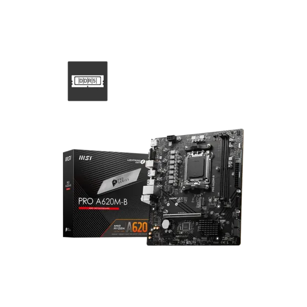 Motherboard MSI Placa Base PRO A620M-B mATX 2xDDR5 Socket AM5