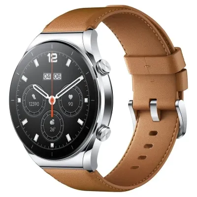 Smartwatch Xiaomi Watch S1 Notificações Frequência Cardíaca GPS Prateado