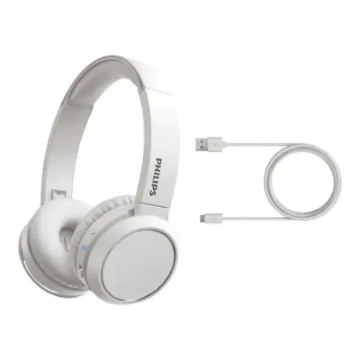 Auscultadores Bluetooth Philips TAH4205 com Microfone Branco
