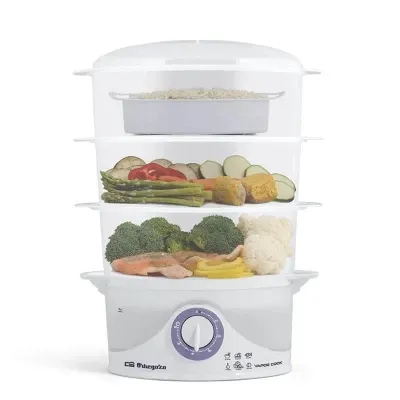 Máquina de cozer a vapor Orbegozo CO 4015 800W Capacidade 9L
