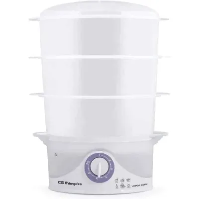 Máquina de cozer a vapor Orbegozo CO 4015 800W Capacidade 9L