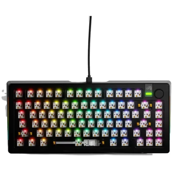 Barebone Glorious GMMK 3 Pro 75% Preto (US)