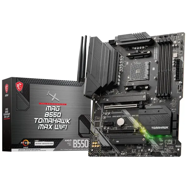Motherboard MSI MAG B550 Tomahawk MAX WIFI ATX 4xDDR4 Socket AM4