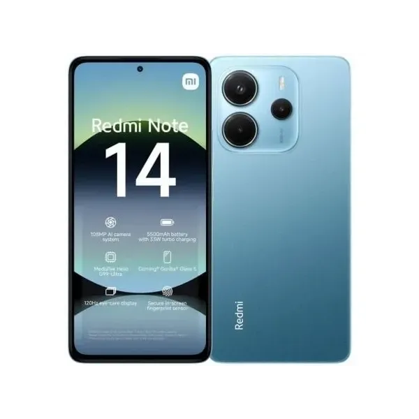 Smartphone Xiaomi Redmi Note 14 8GB 256GB 6.67? Azul