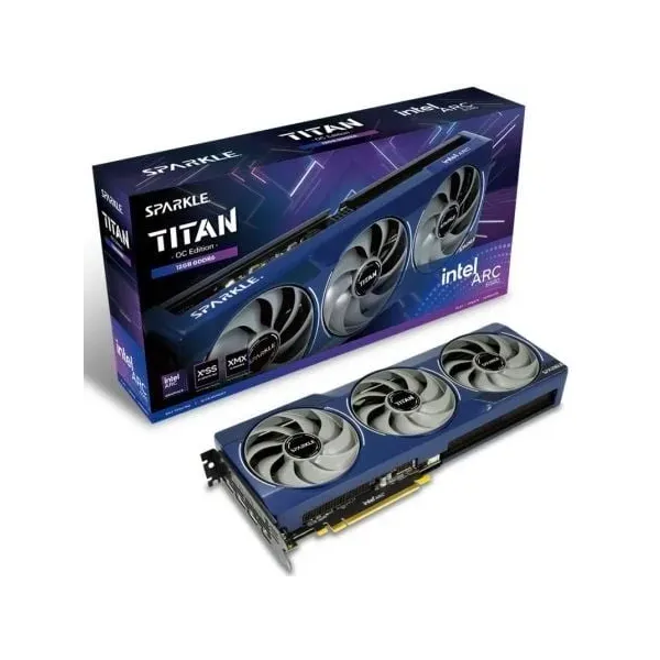 Placa Gráfica Sparkle Intel Arc B580 Titan OC Edition 12GB GDDR6