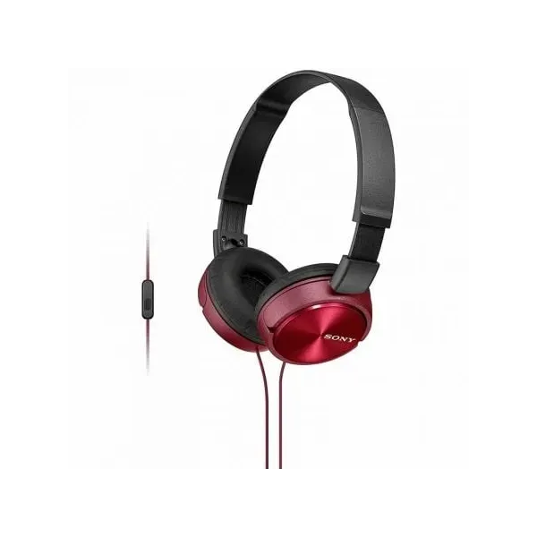 Auriculares Sony MDRZX310APR com Microfone Jack 3.5mm Rojo