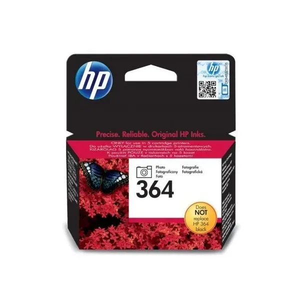 Tinteiro Original HP nº364 Preto Fotográfico