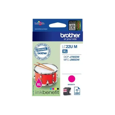Tinteiro Original Brother LC22UMBP XL Alta Capacidade Magenta